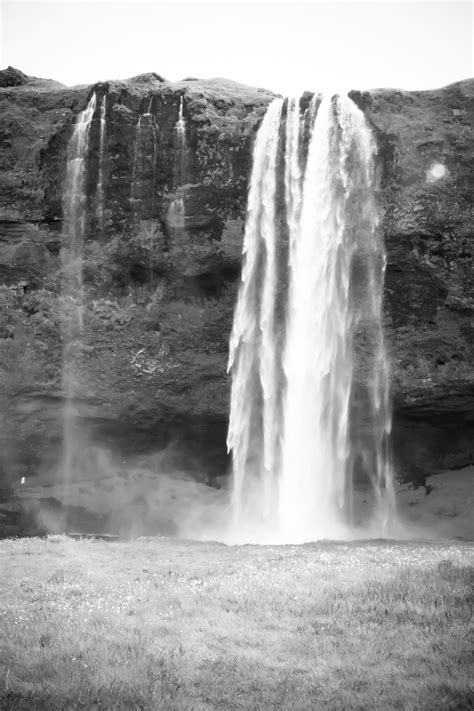 Free Images Tree Nature Forest Rock Waterfall Black And White