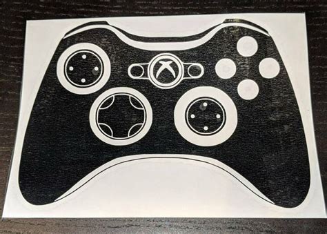 Xbox 360 And Xbox One Controller Vinyl Decals For Car Or Home Decor