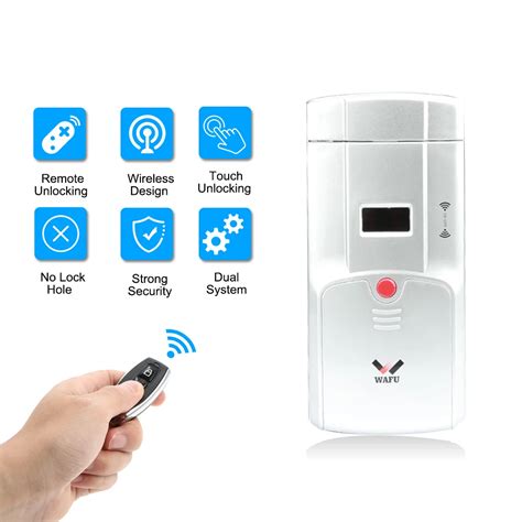 New Arrival Wireless Smart Invisible Fingerprint Remote Lock Keyless
