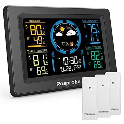 Reviews For Roaprobe Digital Atomic Clock Weather Thermometer With