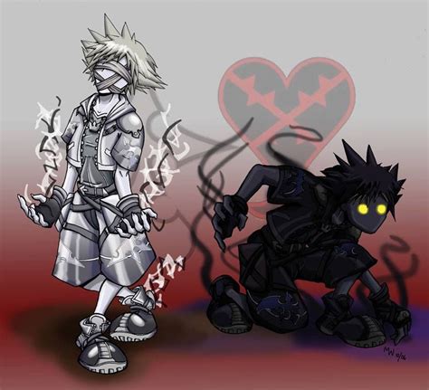 Antisora And Nobody Sora Kingdom Hearts Art Kingdom Hearts Wallpaper