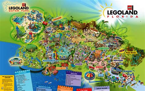 Legoland California Map Of Park Map Of World