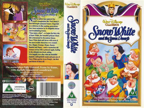 Snow White And The Seven Dwarfs Uk Vhs Front Cover Flickr