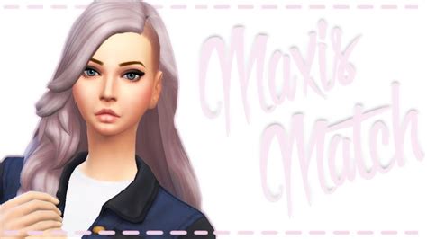 The Sims 4 Maxis Match ♡ Youtube
