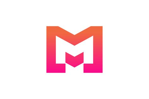 Creative Letter M Monogram Logo Design Gráfico Por Buqancreativestd