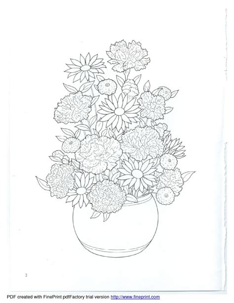 Download Dover - Floral Bouquets Coloring Book | Coloring books, Flower drawing, Art pages