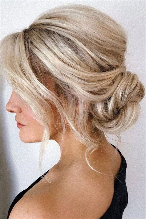 Mother Of The Bride Hairstyles Simple Messy Low Bun On