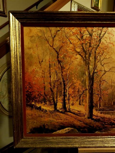 October Morn And October Gold By Robert Wood 2 Vintage Landscape Prints