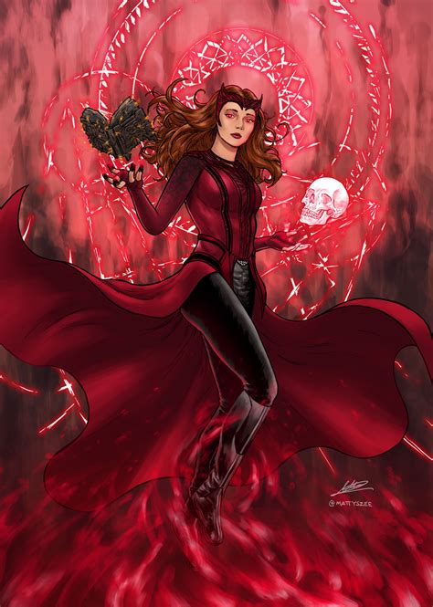 Artstation The Scarlet Witch