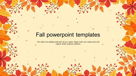 Creative Fall Powerpoint Templates Slides Presentation