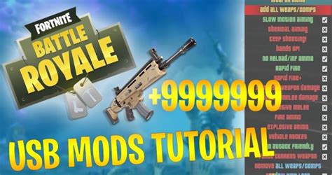 Voice Tutorial How To Install And Use Usb Mods On Fortnite