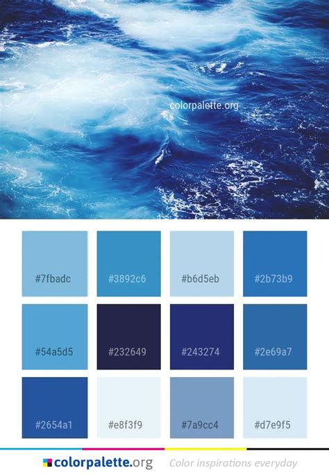 Water Blue Sea Color Palette