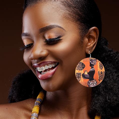 African Inspired Earrings Black Girl Earrings Black Pride Etsy