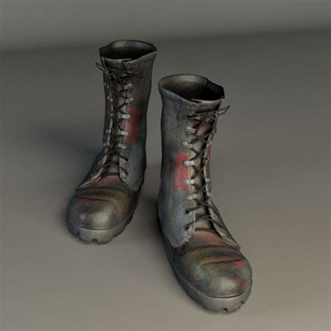 3d Model Soldier Boot