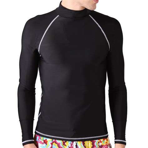 Sbart Long Sleeve Rash Guard Swimwear Surf Shirt And Shorts Scuba