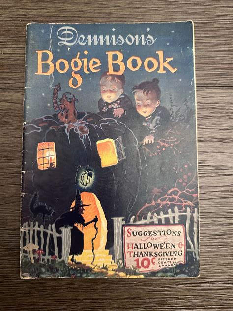 Dennisons Bogie Book Vintage Halloween Book Antique Halloween
