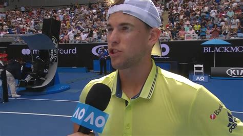 Dominic Thiem On Court Interview 3r Ao