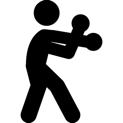 El ex púgil oriundo de la provincia de chaco tuvo su momento de gloria en el boxeo cuando superó por nocaut al estadounidense leo randolph en spokane y. Boxeo silueta - Iconos gratis de deportes