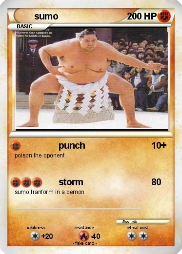 Pokémon Sumo 48 48 Punch My Pokemon Card