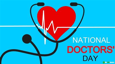 A special day is observed to thank them for their humane services to mankind. National Doctors' Day 2020 ||Happy National Doctors' Day ...