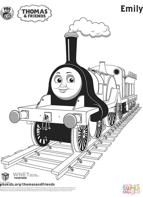Emily from Thomas & Friends coloring page | Free Printable Coloring Pages