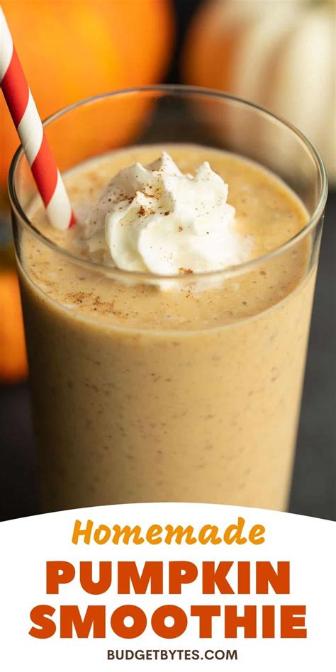 Pumpkin Smoothie Hrf Healthy Lifehack Recipes