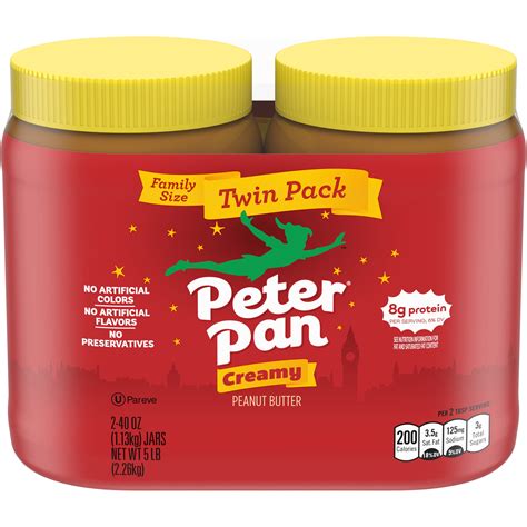 2 Pack Peter Pan Original Peanut Butter Creamy Peanut Butter 40 Oz