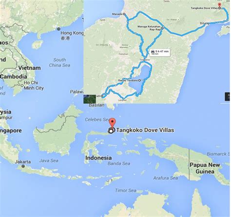 Map Manado Trip Contented Traveller