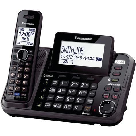 Panasonic Kx Tg9541b Dect 60 190 Ghz Cordless Phone Black 2 X