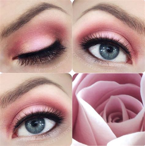Soft Pink Eyes Inspired By A Pink Rose Hair And Makeup