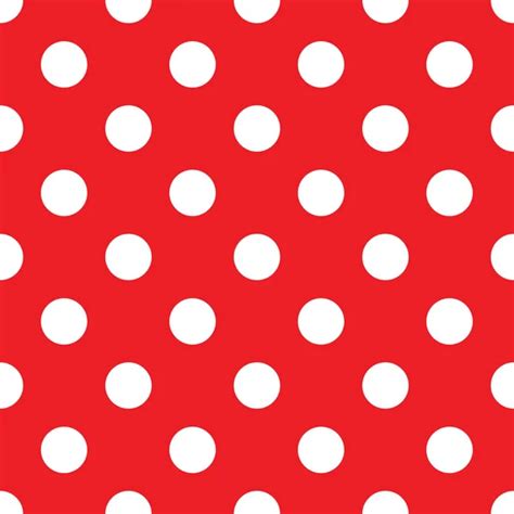Seamless Red Polka Dot Background — Stock Vector © Jameschipper 67578549
