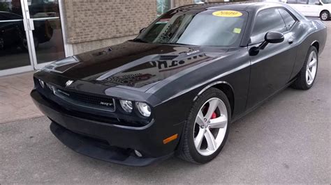 2009 Dodge Challenger Black Srt8 6 Speed Youtube