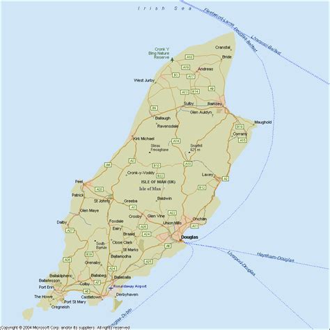 Have a look at the accommodation below on the map of isle of man. isle of Man Map