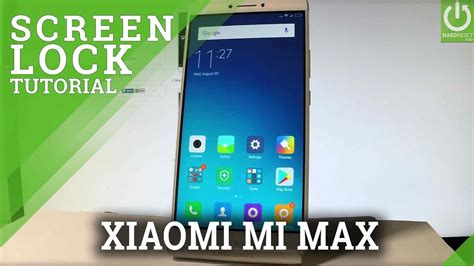 How To Set Screen Lock In Xiaomi Mi Max Fingerprint And Pattern Youtube