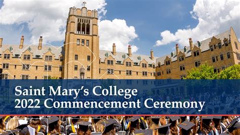 Saint Marys College 2022 Commencement Youtube