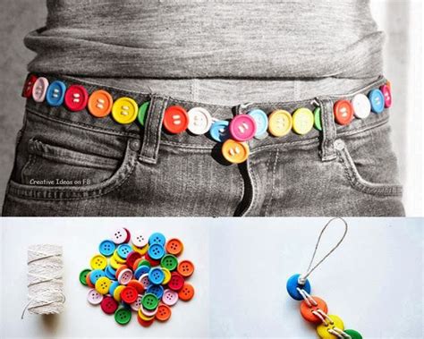 How To Make A Button Belt Diy Buttons How To Make Buttons Buttons