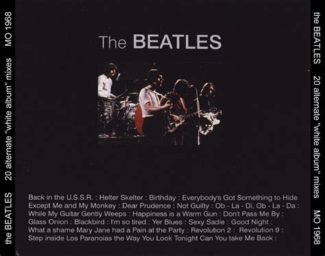 The Be・・・・ 20 Alternate White Album Mixes The Beatles