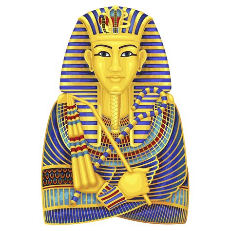 Pharaohegyptian Golden Pharaohs Maskancient Culture Sing And Symbol