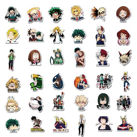 My Hero Academia Stickers Collection 2021 My Hero Academia Store