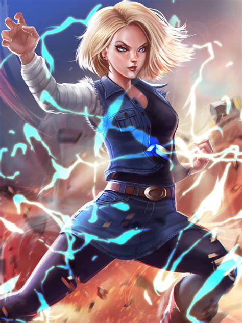 Android 18 Fan Art By Victter Le Fou On Deviantart 052 In 2022