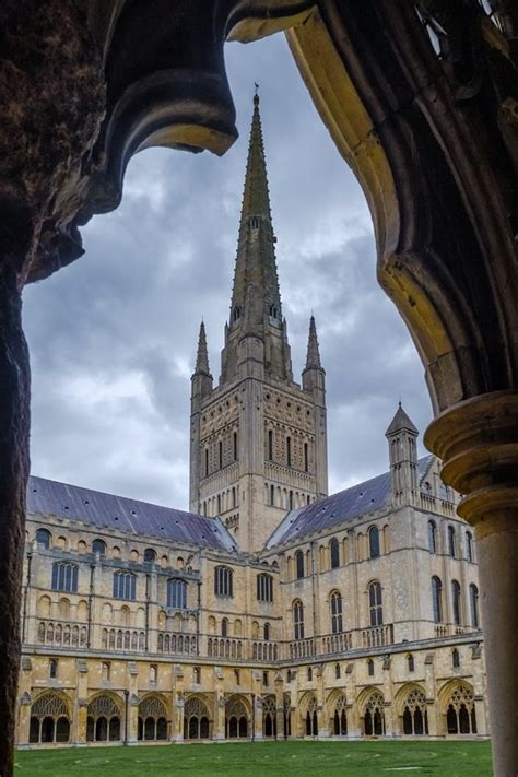 Norwich cathedral is an english cathedral located in norwich, norfolk, dedicated to the holy and undivided trinity. Norwich Cathedral tower and spire from the cloisters ...