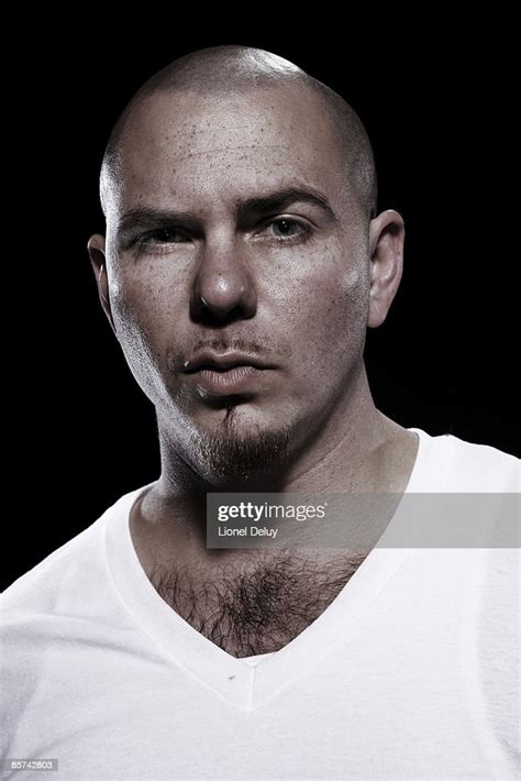 Rapper Pitbull Poses For A Portrait Session In Venice For Inked News Photo Getty Images