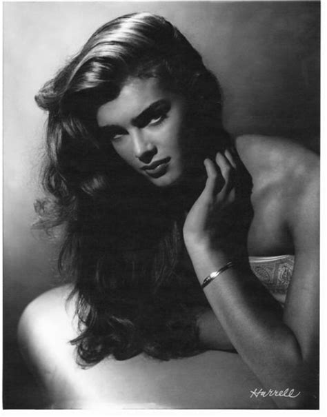 Brooke Shields By George Hurrell 1981 George Hurrell Brooke Shields Brooke