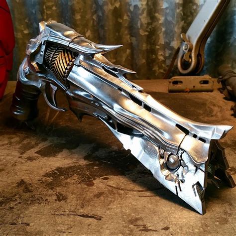 destiny fans rejoice there now exists an incredibly detailed thorn hand cannon replica