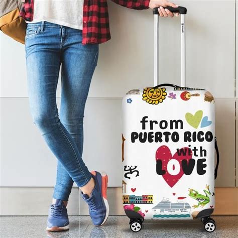 From Puerto Rico With Love Luggage Covers Luggage Cover Luggage