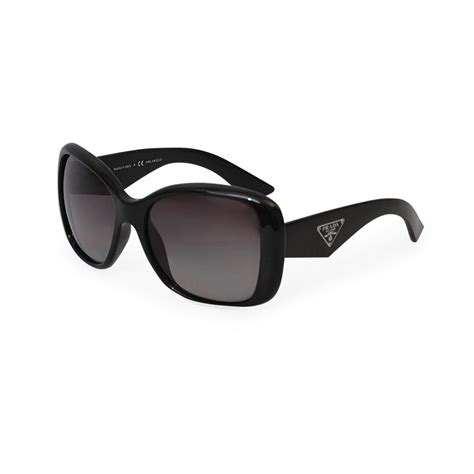 prada polarized sunglasses spr 32p black luxity