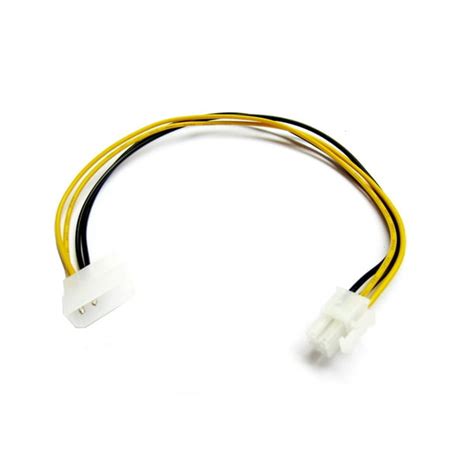Atx P4 4 Pin 12v Power Connector To Molex Cable Adapter