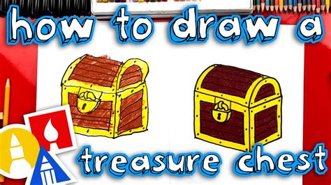 How To Draw A Treasure Chest Parallel Lines Youtube