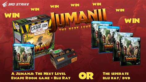 3rd Contest Jumanji The Next Level Escape Room Blu