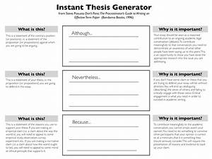 essay thesis generator